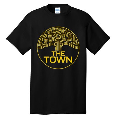 The Town Oak Tree (Yellow) Oakland California Tall T-Shirt