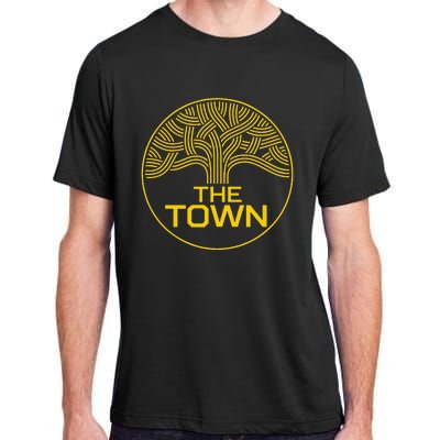 The Town Oak Tree (Yellow) Oakland California Adult ChromaSoft Performance T-Shirt