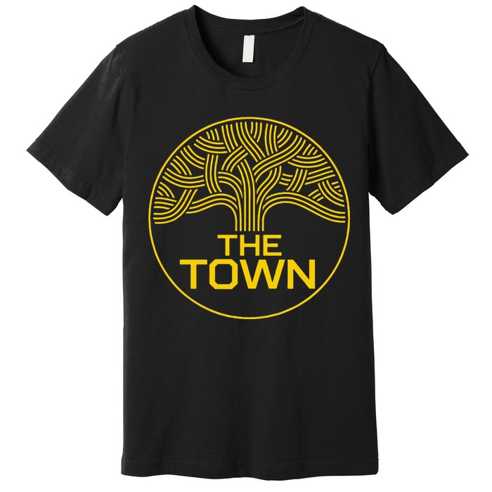 The Town Oak Tree (Yellow) Oakland California Premium T-Shirt