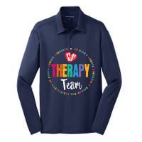 Therapy Team PT OT SLP Physical Occupational Therapist Silk Touch Performance Long Sleeve Polo