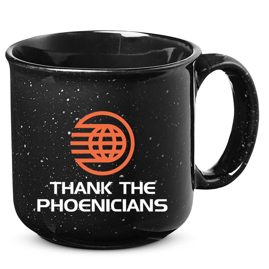 Thank The Phoenicians! 15oz Campfire Ceramic Mug