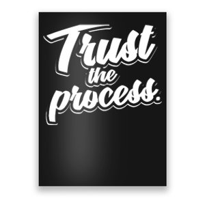 Trust The Process Motivational Quote Workout Gym Poster