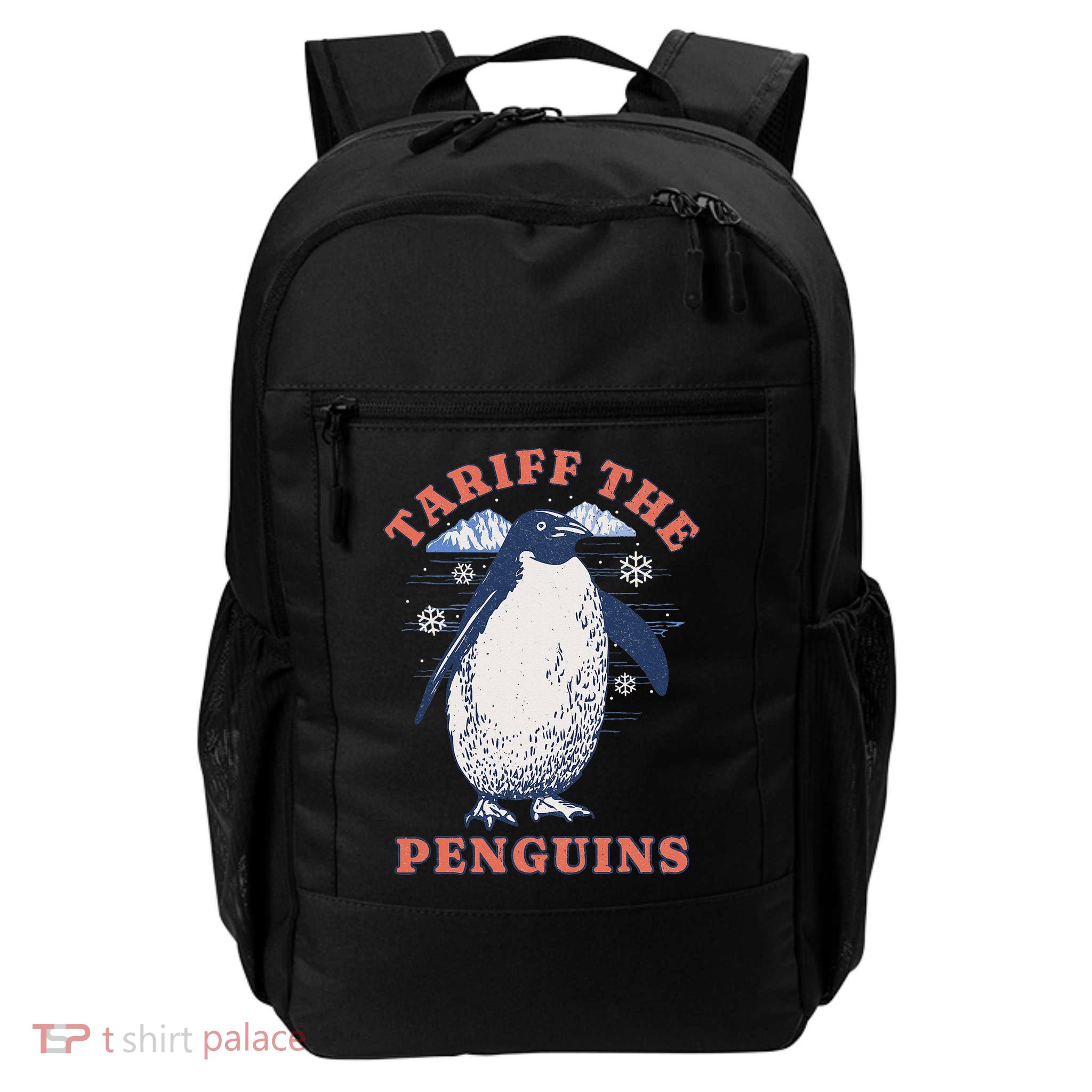 Tariff The Penguins Funny Sarcastic Daily Commute Backpack