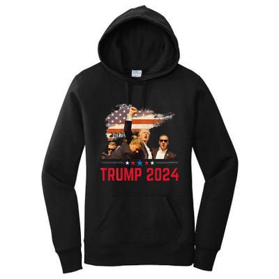 Trump Trending Political Trump 2024 Election Women's Pullover Hoodie