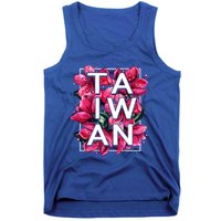 Taiwan Taiwanese Proud Plum Blossom Flowers National Pride Gift Tank Top