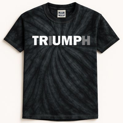 Trump Triumph Patriotic Kids Tie-Dye T-Shirt