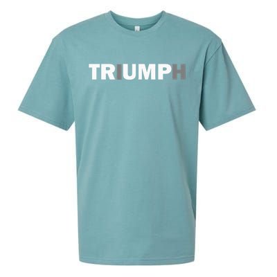 Trump Triumph Patriotic Sueded Cloud Jersey T-Shirt