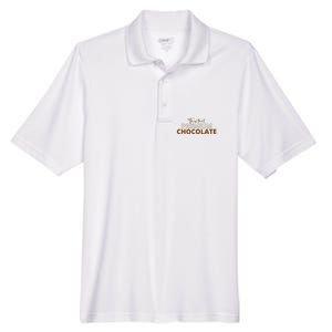 This That Premium Chocolate Funny Chocolate Lovers Men's Origin Performance Pique Polo