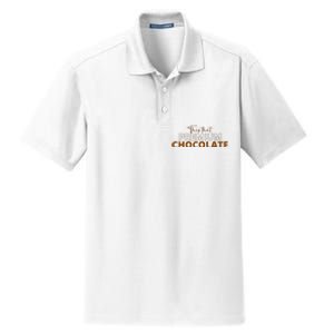 This That Premium Chocolate Funny Chocolate Lovers Dry Zone Grid Polo