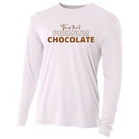 This That Premium Chocolate Funny Chocolate Lovers Cooling Performance Long Sleeve Crew