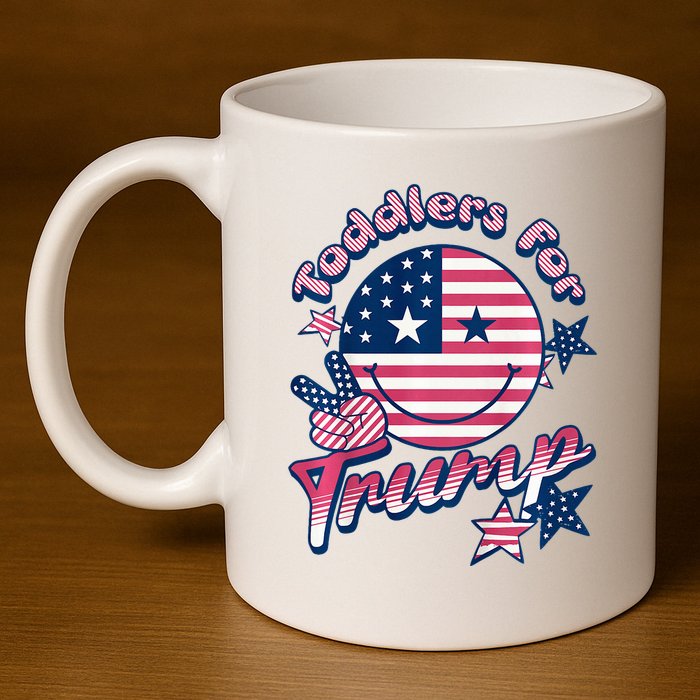 Trump Tiny Patriots 11oz C Handle Ceramic Mug