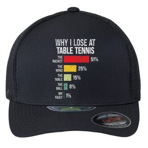 Table Tennis Player Joke For Ping Pong Flexfit Unipanel Trucker Cap