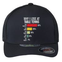 Table Tennis Player Joke For Ping Pong Flexfit Unipanel Trucker Cap