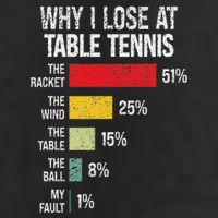 Table Tennis Player Joke For Ping Pong Golf Towel