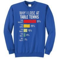 Table Tennis Player Joke For Ping Pong Sweatshirt