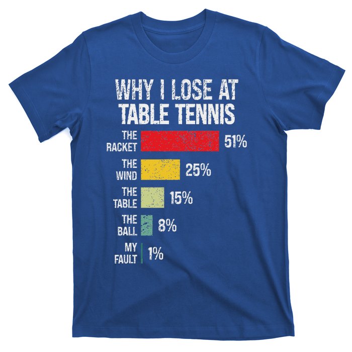 Table Tennis Player Joke For Ping Pong T-Shirt