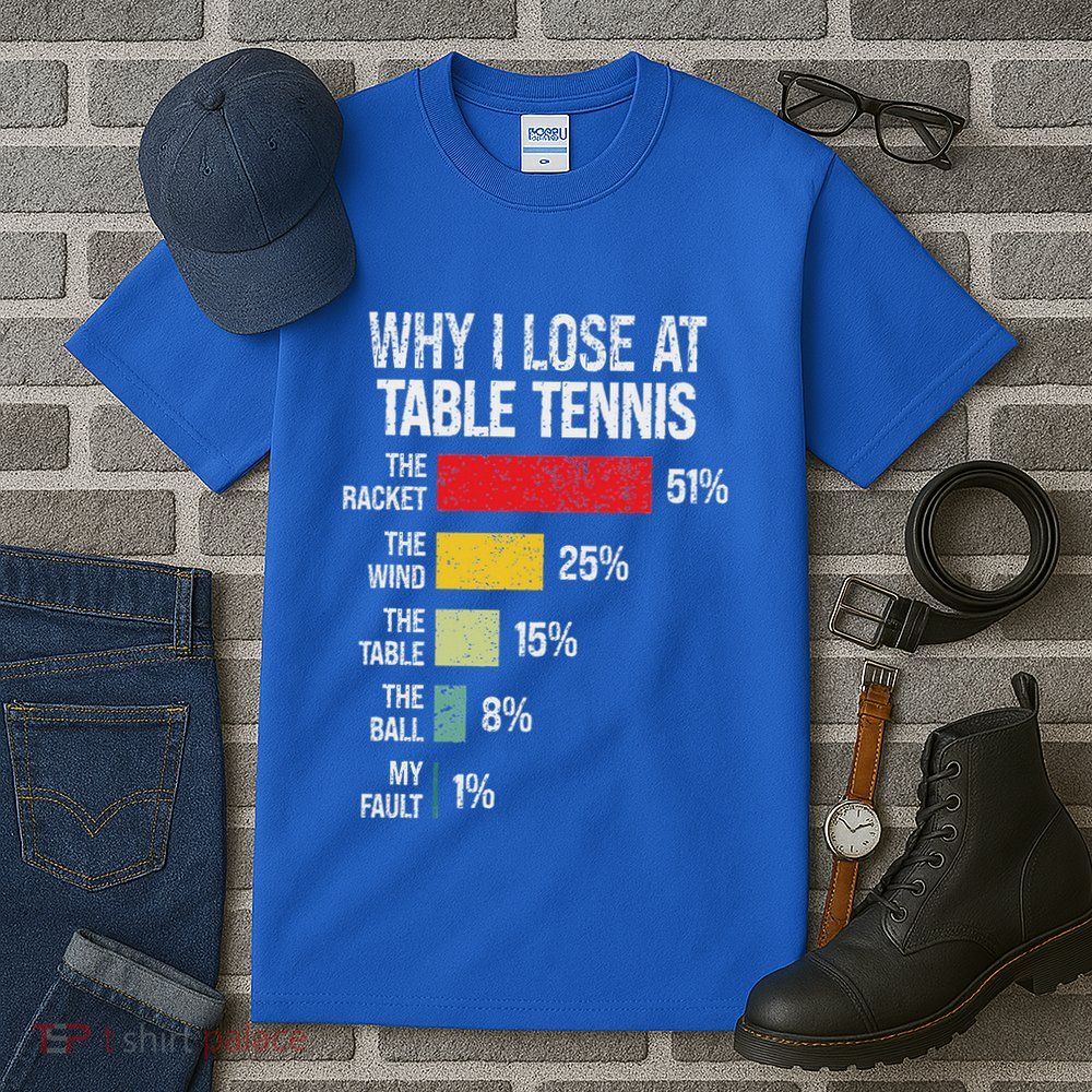 Table Tennis Player Joke For Ping Pong Tall T-Shirt