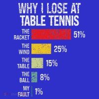 Table Tennis Player Joke For Ping Pong Baby Bodysuit