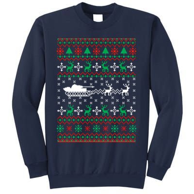 Tank Tanker Panzer Xmas Ugly Christmas Sweatshirt