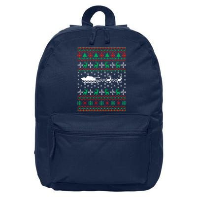 Tank Tanker Panzer Xmas Ugly Christmas 16 in Basic Backpack