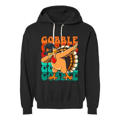 Thanksgiving Turkey Pilgrim Costume For Garment-Dyed Fleece Hoodie