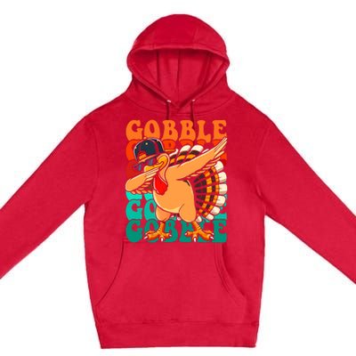 Thanksgiving Turkey Pilgrim Costume For Premium Pullover Hoodie