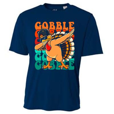 Thanksgiving Turkey Pilgrim Costume For Cooling Performance Crew T-Shirt