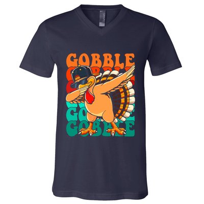 Thanksgiving Turkey Pilgrim Costume For V-Neck T-Shirt