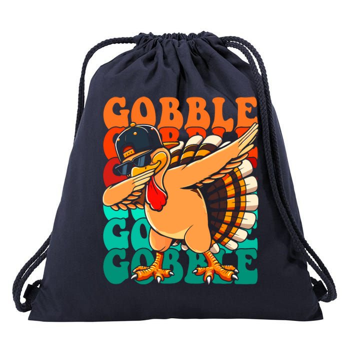 Thanksgiving Turkey Pilgrim Costume For Drawstring Bag