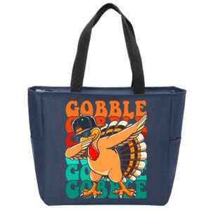 Thanksgiving Turkey Pilgrim Costume For Zip Tote Bag