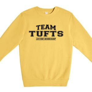 Team Tufts Proud Family Surname Last Name Cute Gift Premium Crewneck Sweatshirt