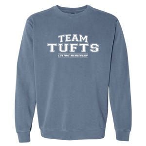 Team Tufts Proud Family Surname Last Name Cute Gift Garment-Dyed Sweatshirt