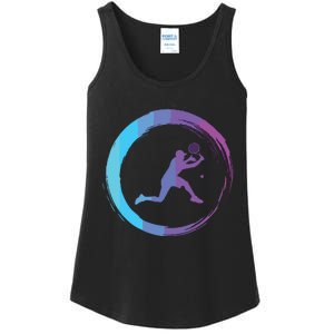 Tennis Tennis Player Sports Ladies Essential Tank