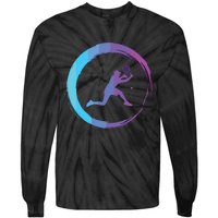 Tennis Tennis Player Sports Tie-Dye Long Sleeve Shirt