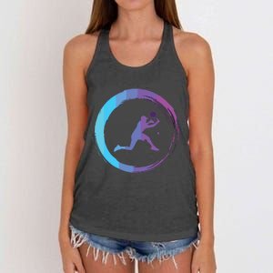 Tennis Tennis Player Sports Women's Knotted Racerback Tank