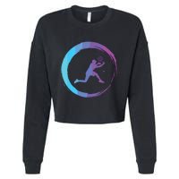 Tennis Tennis Player Sports Cropped Pullover Crew