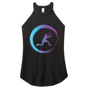 Tennis Tennis Player Sports Women's Perfect Tri Rocker Tank