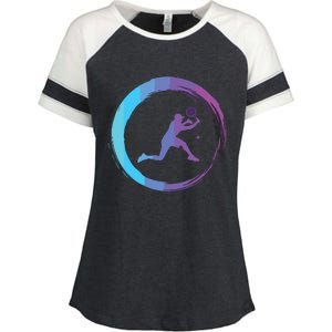 Tennis Tennis Player Sports Enza Ladies Jersey Colorblock Tee