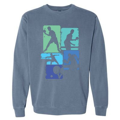 Table Tennis Ping Pong Men Boy Garment-Dyed Sweatshirt