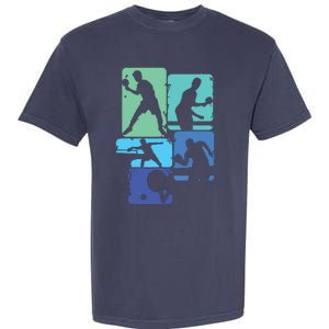 Table Tennis Ping Pong Men Boy Garment-Dyed Heavyweight T-Shirt