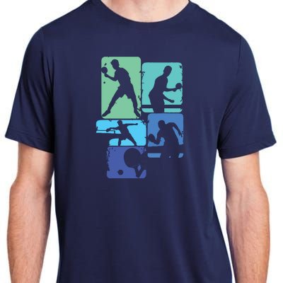 Table Tennis Ping Pong Men Boy Adult ChromaSoft Performance T-Shirt