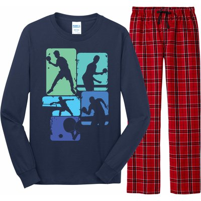 Table Tennis Ping Pong Men Boy Long Sleeve Pajama Set