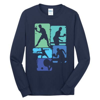 Table Tennis Ping Pong Men Boy Tall Long Sleeve T-Shirt