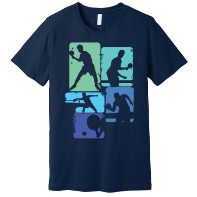 Table Tennis Ping Pong Men Boy Premium T-Shirt