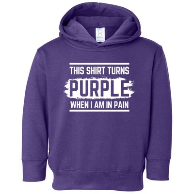 This Turns Purple When I Am In Pain - Chronic Illness Toddler Hoodie