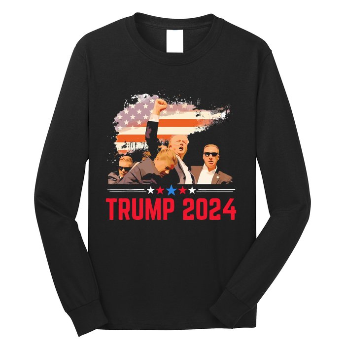 Trump Trending Political Pennsylvania Trump 2024 Long Sleeve Shirt