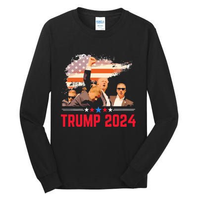 Trump Trending Political Pennsylvania Trump 2024 Tall Long Sleeve T-Shirt