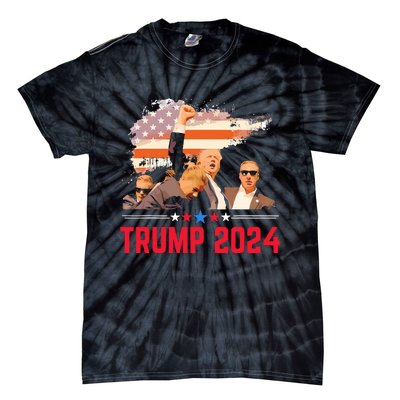 Trump Trending Political Pennsylvania Trump 2024 Tie-Dye T-Shirt