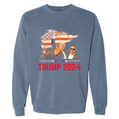 Trump Trending Political Pennsylvania Trump 2024 Garment-Dyed Sweatshirt