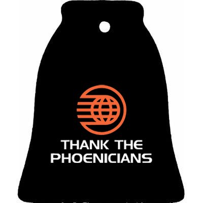 Thank The Phoenicians Ceramic Bell Ornament